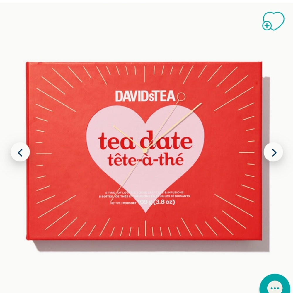 DAVIDsTEA Tea Date 8 Tea Sampler